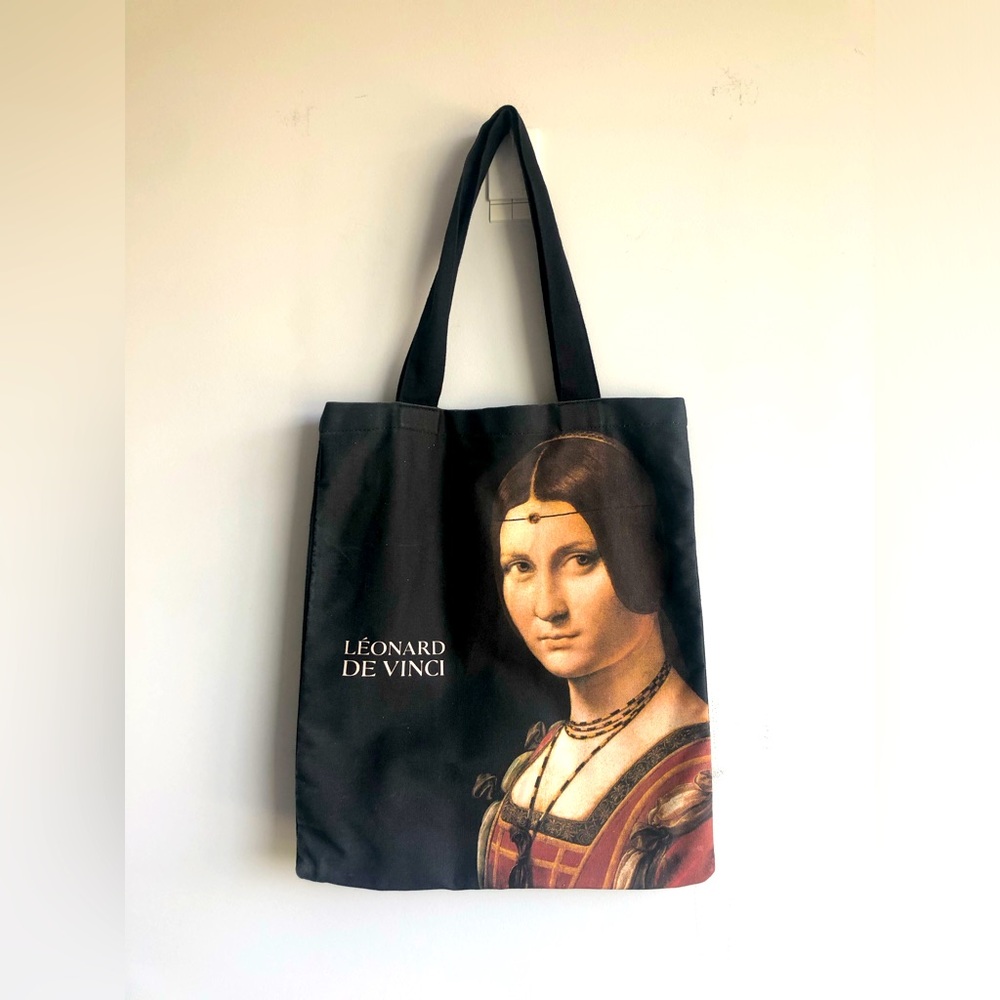 Leonardo Da Vinci Painting Shopping Bag